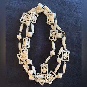 Vintage Lucite Asian Necklace